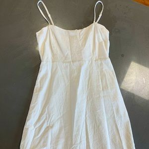 White brandy Melville sun dress